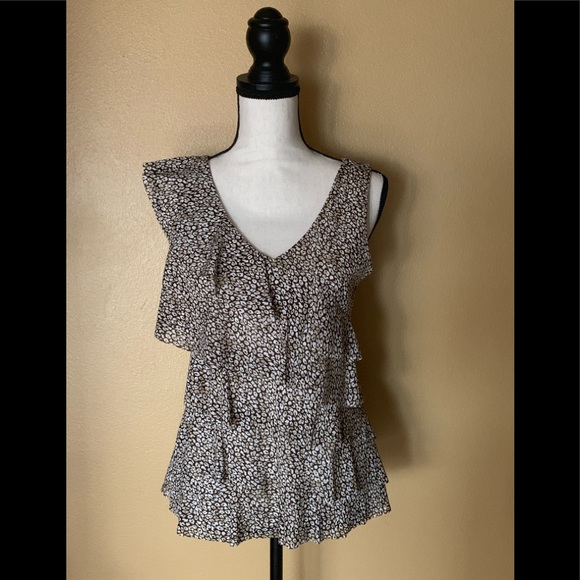 ππ»πHPπππ»Womenβs Animal Print V-Neck Top - Picture 1 of 8